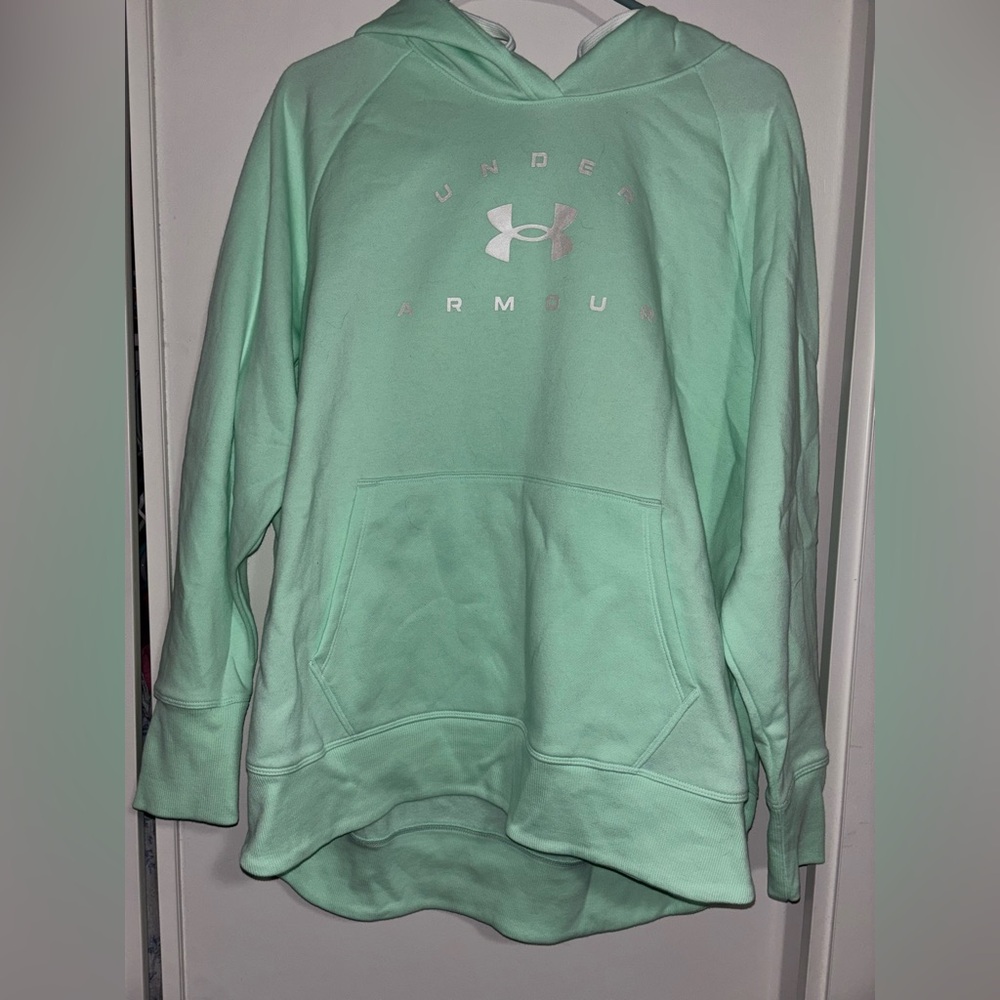 Under Armour Size 1X Mint Hoodie